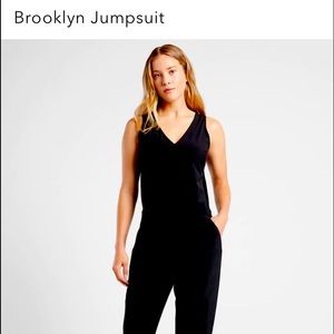 Athleta black jumpsuit, size 10